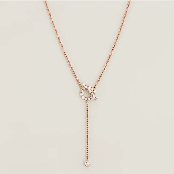 Hermes Authentic Lariat necklace - Picture 1 of 2